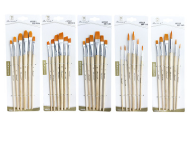 Acrylic crayon paintbrush sets for direct selling adult art brushes with watercolor paints thumbnail