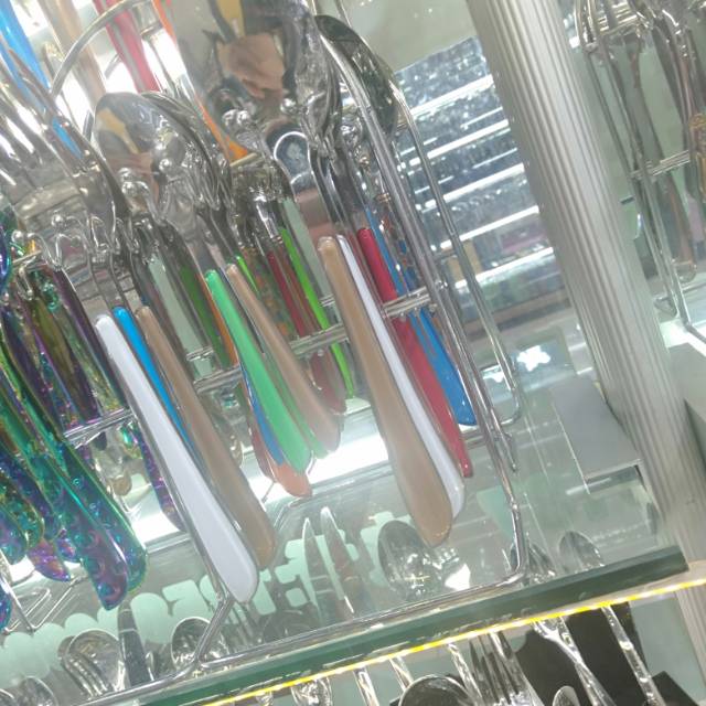 Daily household stainless steel multi-color tableware