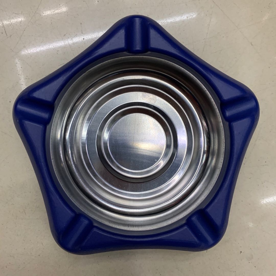 小号蓝色星星款不锈钢烟灰缸厨卫用品家庭桌面神器