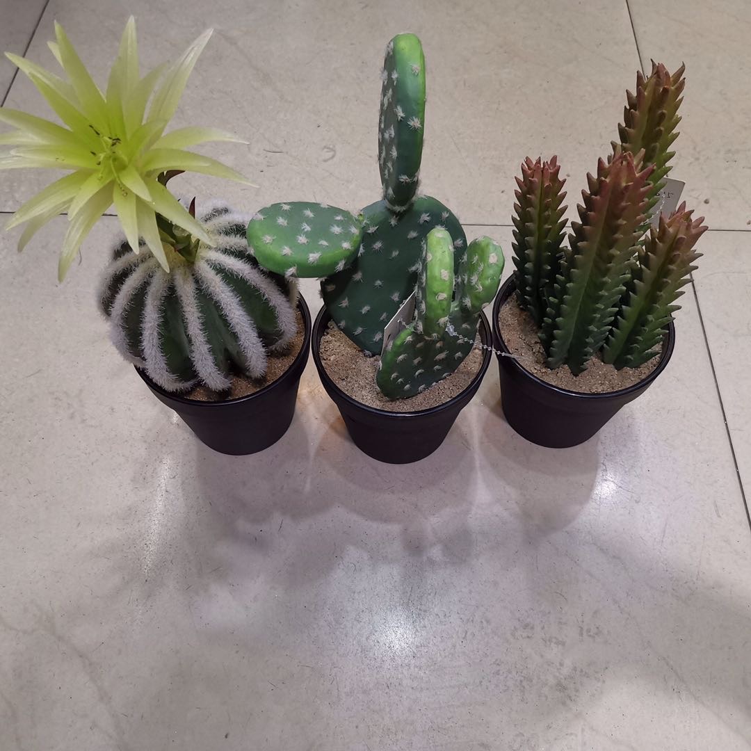 塑料花仿真植物仿真盆栽花盆家居摆件48pc