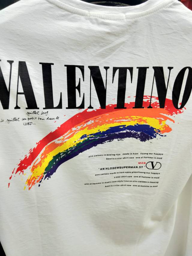 Pure cotton couple's casual solid-color T-shirts in ins Specification image