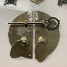 中式仿古纯铜锁扣搭扣免开孔箱扣首饰盒铜配件小木盒锁片锁