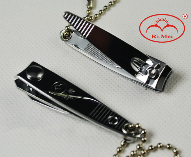 日美602Q指甲刀独立挂卡指甲刀合金不锈代链指甲刀盒装指甲钳细节图