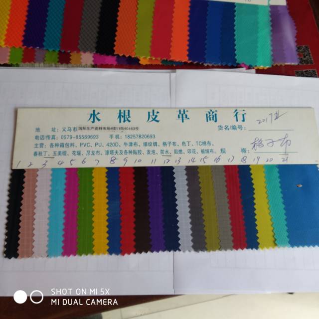 Factory direct sales, available in stock at the lowest price for wholesale of Oxford cloth, checkered cloth and lining