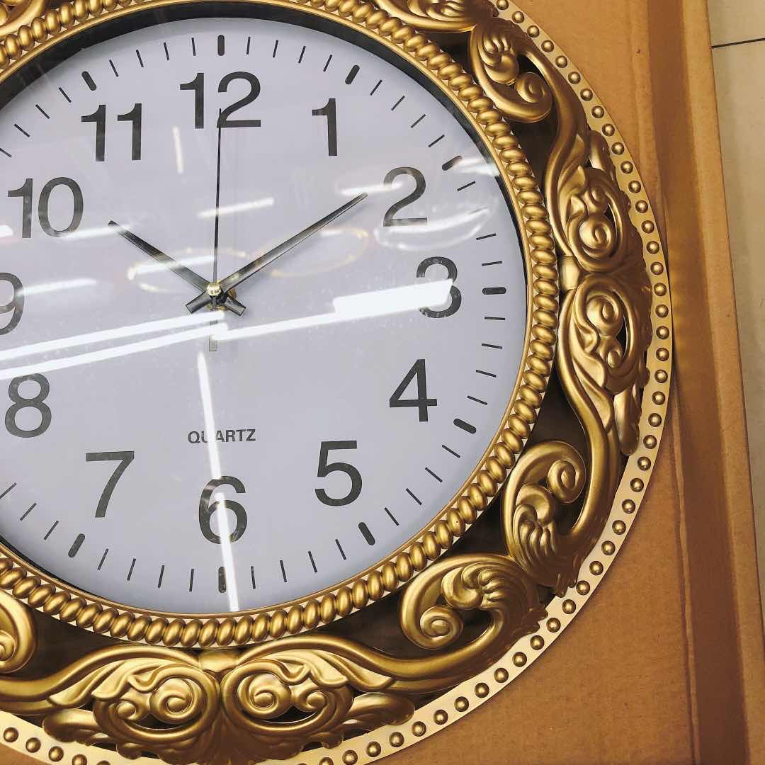 挂钟/钟表/木纹闹钟/diy/飞机座钟细节图