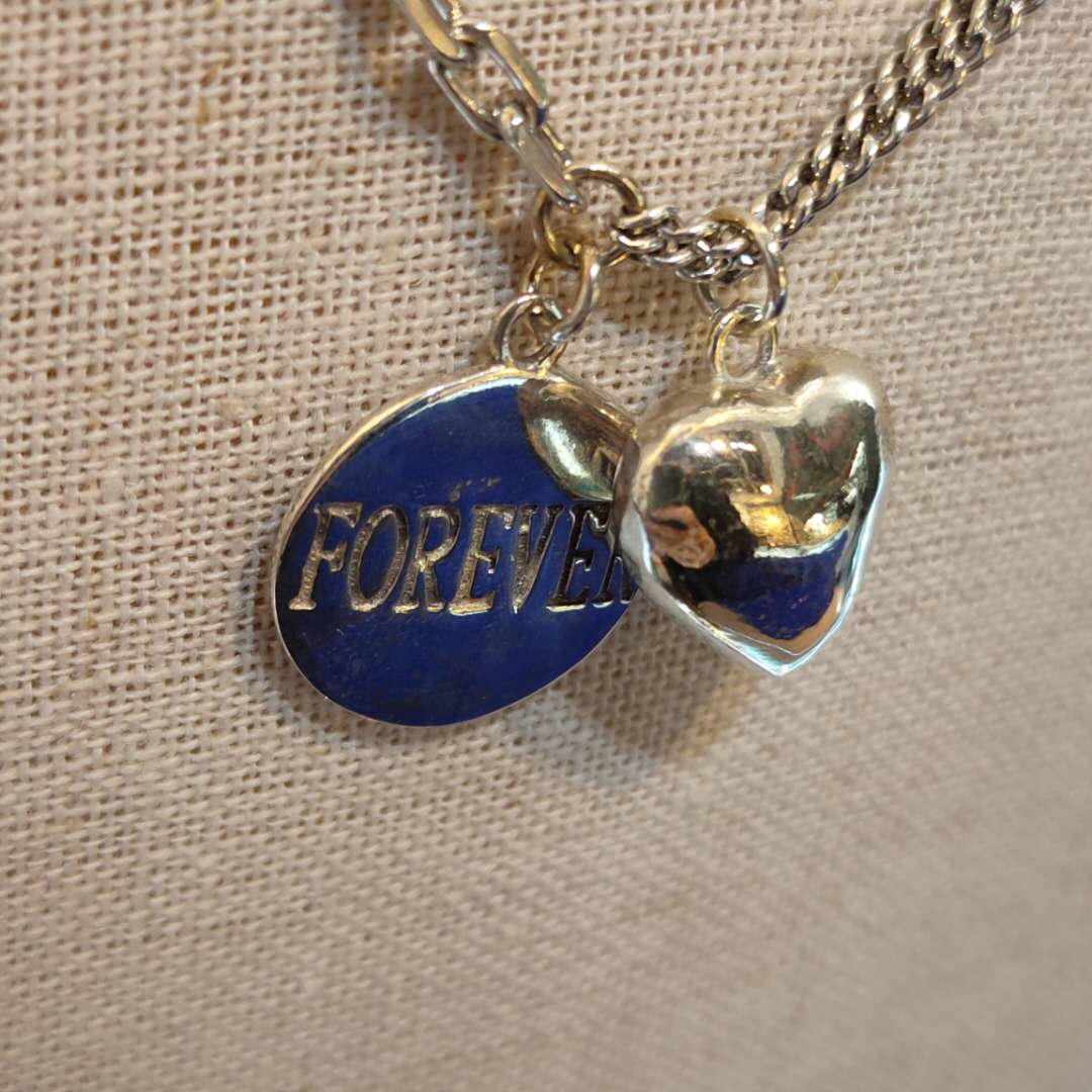 A new versatile s925 sterling silver Eternal Heart pendant necklace from both Japan and South Korea, a must-have for both men and women Specification image
