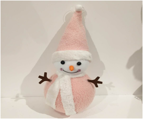厂家新款正品毛毛布小雪人各种款式尺寸圣诞礼品批发
