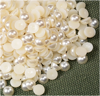 Natural pearl necklace 7-8mm elliptical scattered beads semi-finished materials handmade diy female clavicle chain authentic