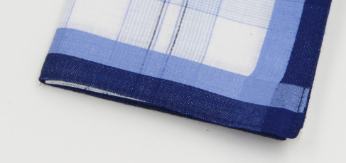 Pure cotton handkerchief, men's and women's square towel, all-cotton handkerchief, thick and soft, classic British check details Picture