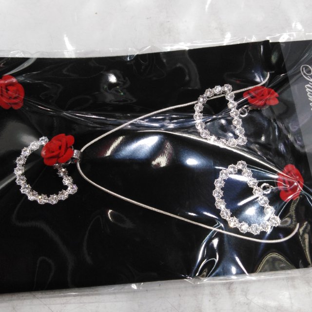Claw chain, necklace, earrings, rose necklace details Picture