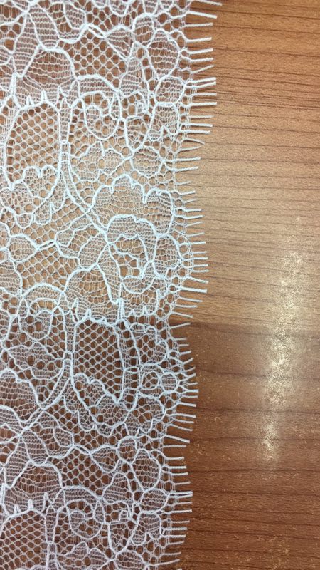 Fujian lace-trimmed clothing and accessories eyelash fabric new style Benbai flower edge manufacturer details Picture