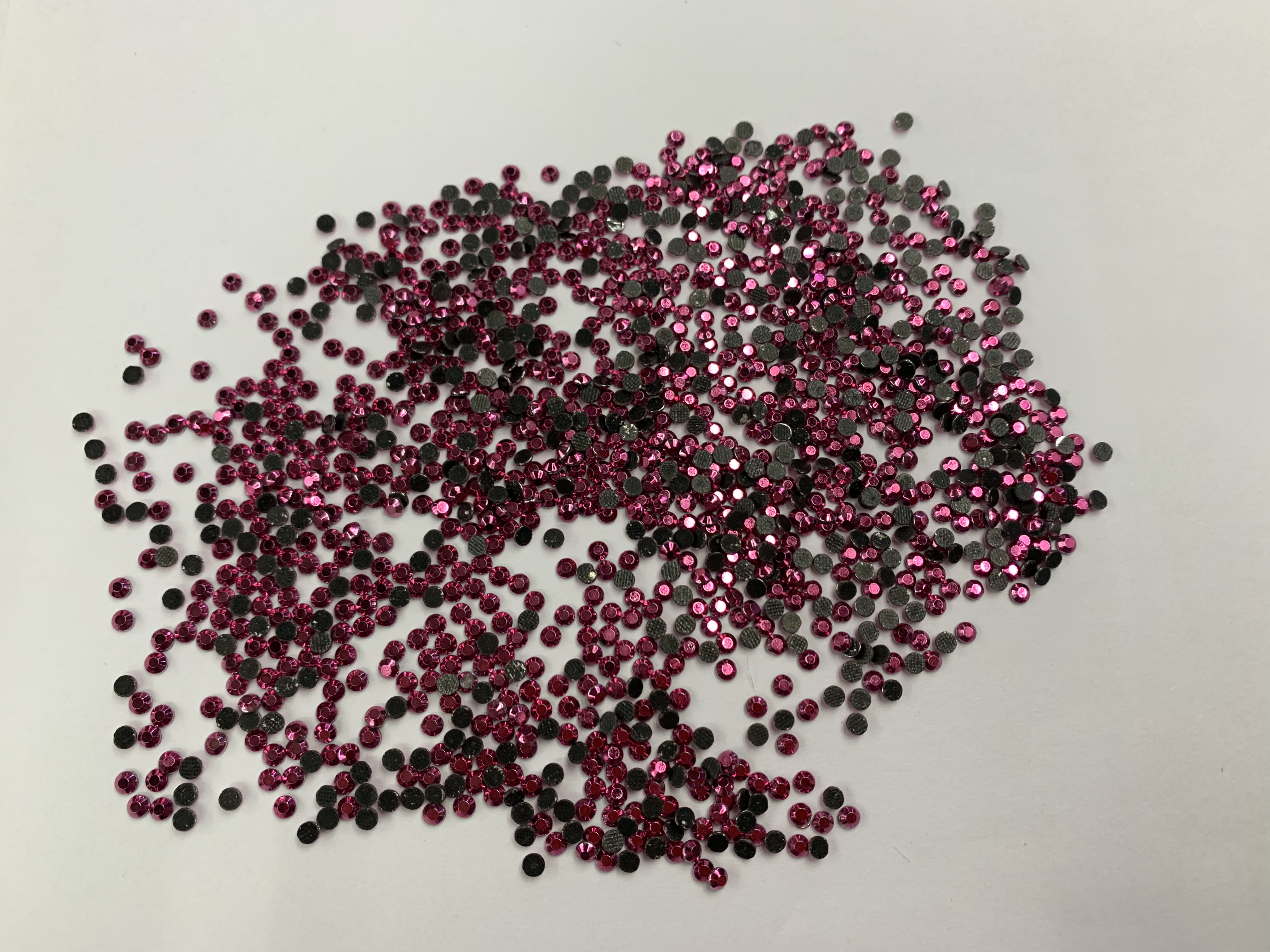 红色SS10一次性钻C钻平底钻玻璃烫钻DIY钻