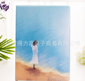 A random combination of 4 copies of a pvc cover soft copy notebook