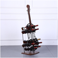 Tailwind Creative Home Decoration Iron Wood Combined With Wine Rack Retro Atmosphere 009