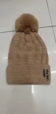 Warm knit cycling wool cap knitted cap autumn winter wool cap Knitted hat thumbnail