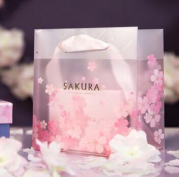 Bolsa de regalo romántica sakura bolsa de regalo sorpresa translúcida acompañante creativo regalo de mano bolsa de regalo cosmética bolsa de transporte Specification image