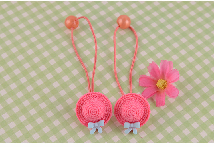 Children's high elastic rubber band hair band frosted resin hair band 2 yuan shop Taobao hair band wholesale