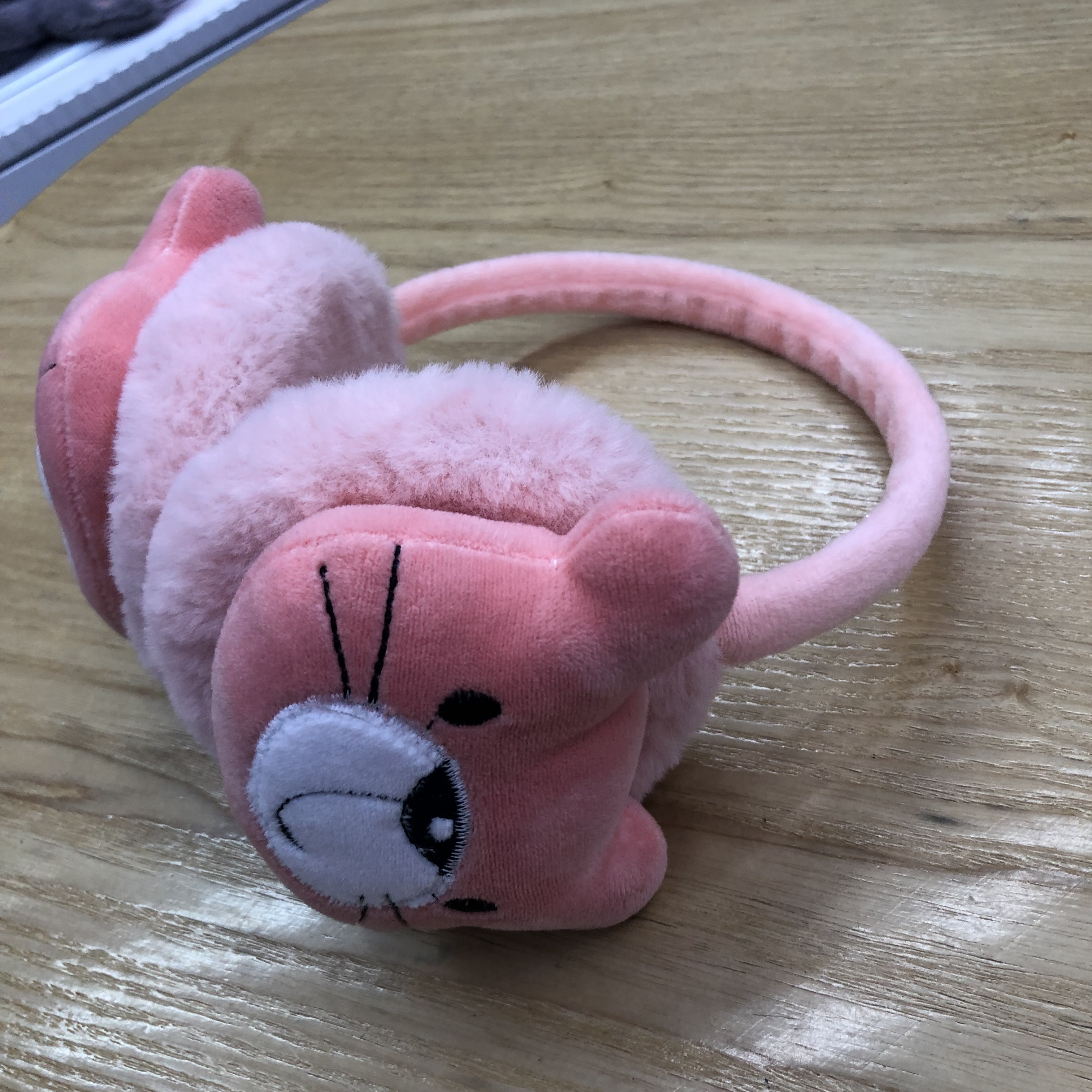Winter Warm Korean Version Of Cute Cycling Earmuffs Solid Color Fashion Ears My Couple Earmuffs