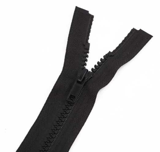 厂家直销8号树脂闭尾口袋拉链羽绒服现货产品图