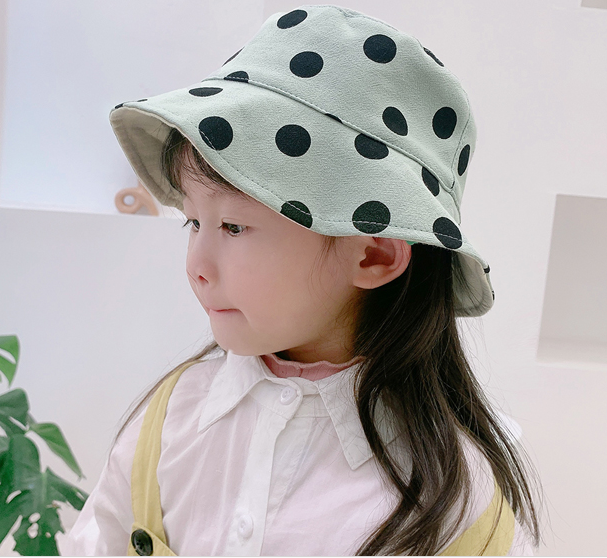 Polka Dot Fisherman Hat for Boys and Girls