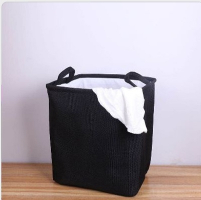Fabric Cotton Linen Household Clothes Storage Basket Quilt Moving Doggy Bag Bundle Mouth Moisture-Proof Wardrobe Organizer Box Specification drawing