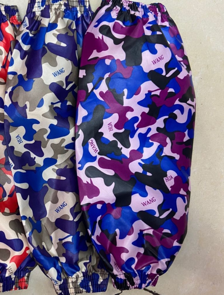 Men's Sleeves Camouflage Long Work Sleeves Wear-Resistant Anti-Dirty Hand Cuffs Female Trend Korean Version Autumn And Winter