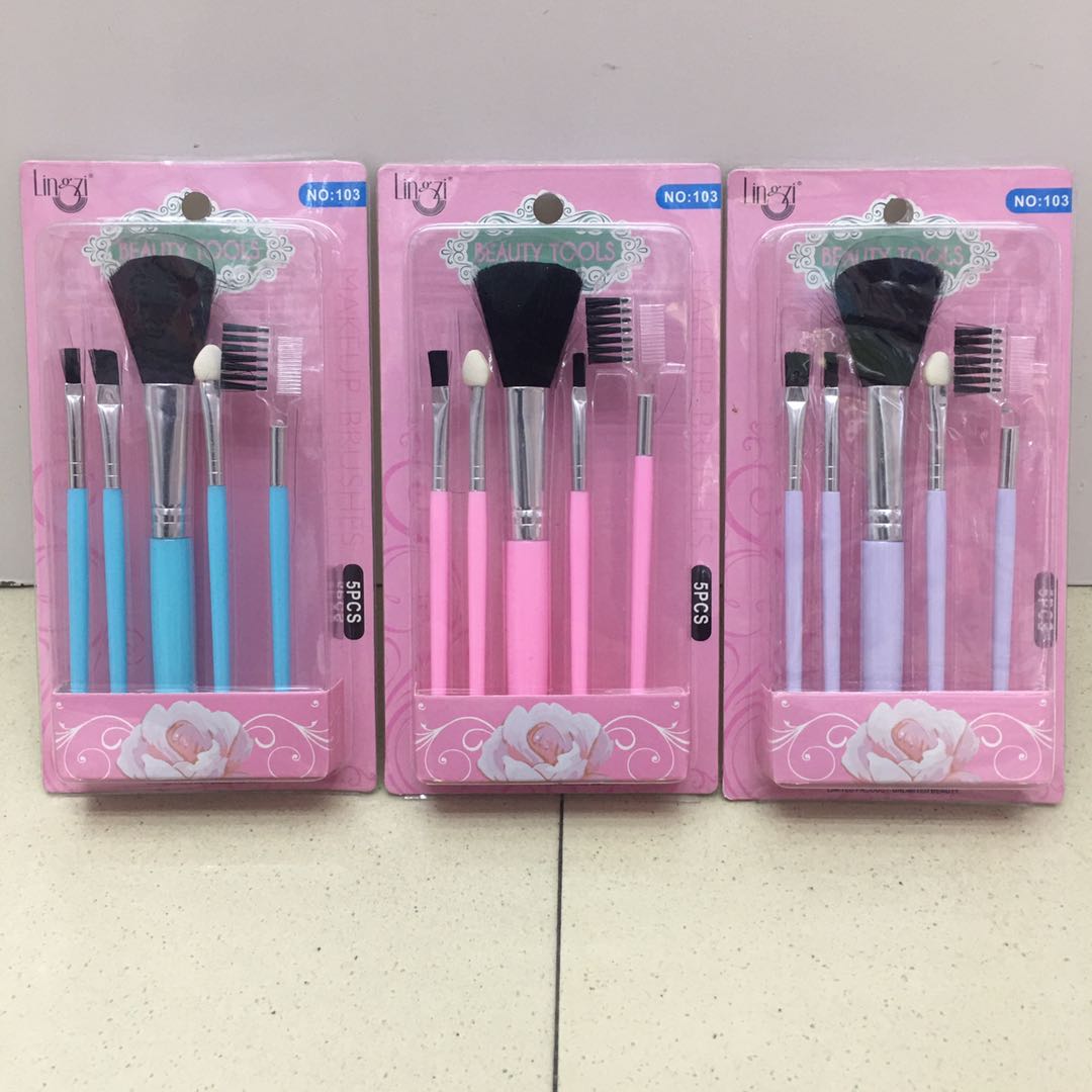103 Five Brush Beauty Brush Cross Border Beauty Tool Multi-Function Contouring Brush Specification drawing