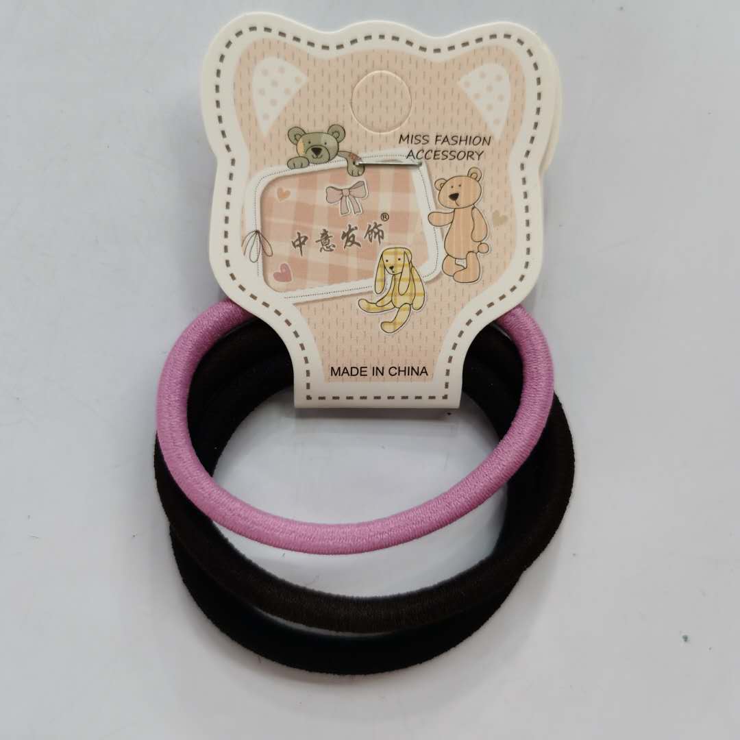 Korean-style fashionable and versatile women's hair band with high elasticity and popular rubber bands details Picture