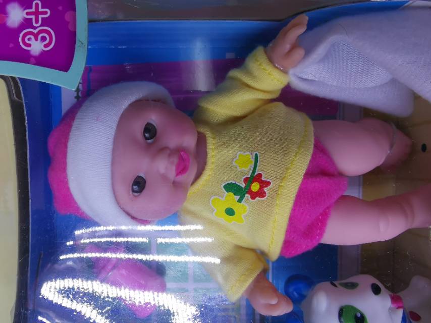 厂家直销仿真小娃娃带奶瓶礼盒装仿真度高细节图