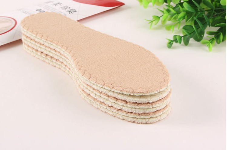 Buyun 1499 Warm Deodorant Insole For Men And Women Absorbent Deodorant Breathable Deodorant Stay Fragrant Thick Leather Shoes Sports Insole Specification drawing
