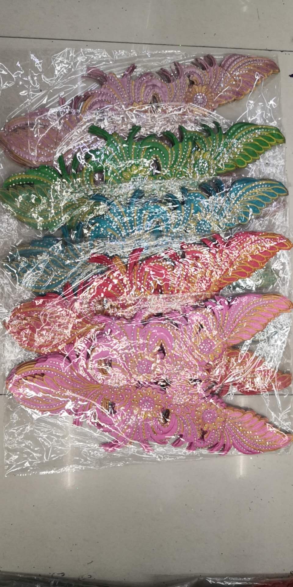 Clothing-Pasted Ancient Costume Xiangyun Opera National Cos Embroidery Piece Decorative Patch Patch Diy Accessories Hot Stamping Specification drawing