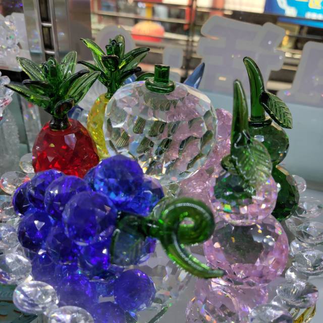 Fruit platter, glass crystal handicraft articles thumbnail