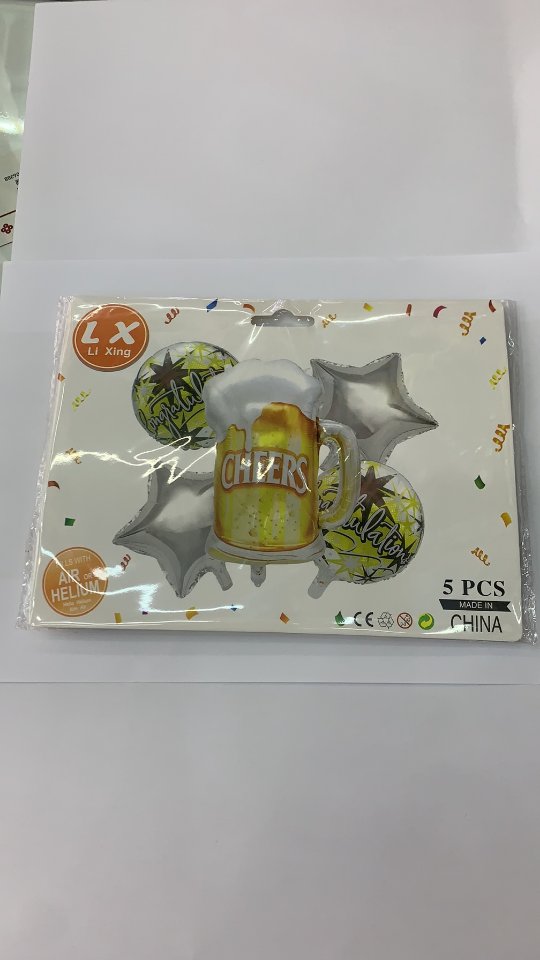 Wholesale of beer mug sets, aluminum film balloons, inflatable toys, party supplies and festival supplies from manufacturers details Picture