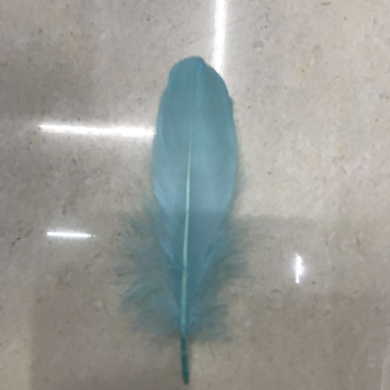 大飘毛三色幼儿园手工彩色羽毛diy装饰产品图