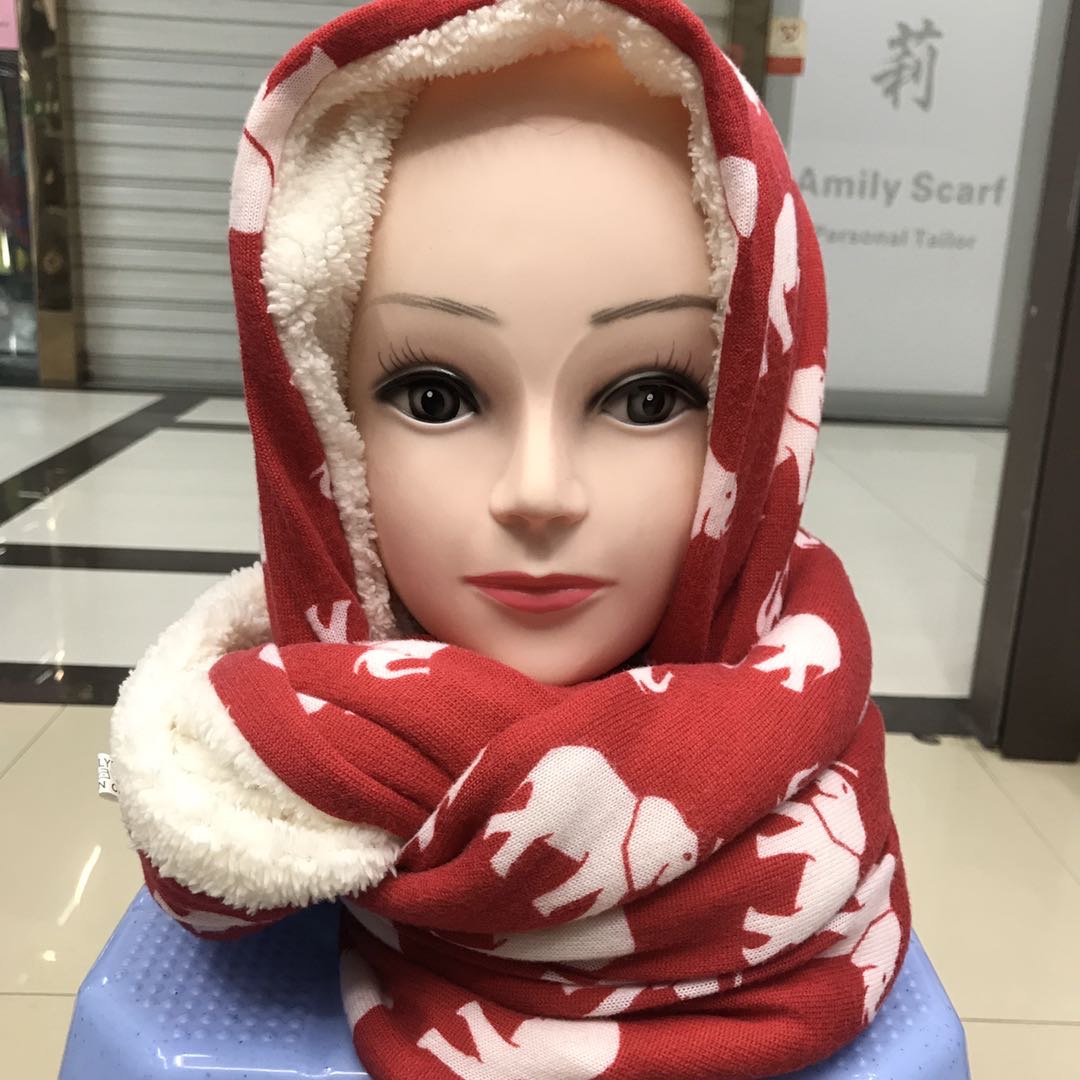Manufacturers Direct Sales Autumn Winter Europe And The United States Fashion Trend New Velvet Red Scarf Scarf