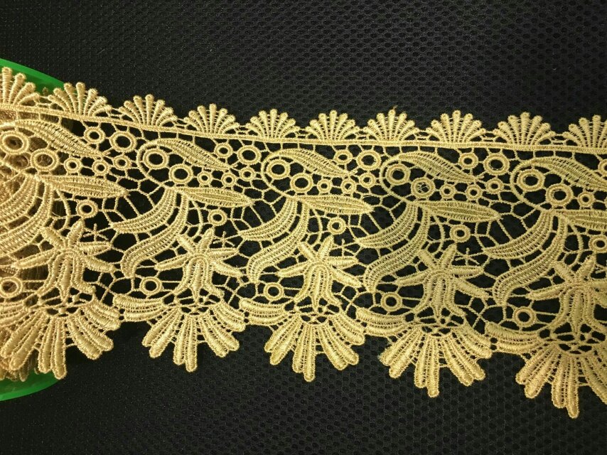 New lace nylon water-soluble lace embroidery lace clothing fabric lace Specification image