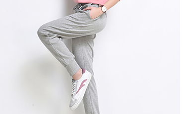 Summer large-sized sweatpants, capri pants, pure cotton loose sportswear pants Specification image