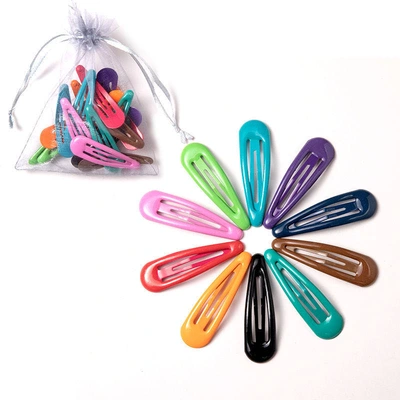 Candy-Colored Simple Hairpin Metal Hairpin Boutique Bangs Hairpin Hairpin