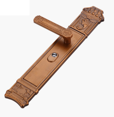 General Security Door Handle Door Lock Handle 1.2 Thick Panel Solid Thick Handle Door Door Door Pull details Picture