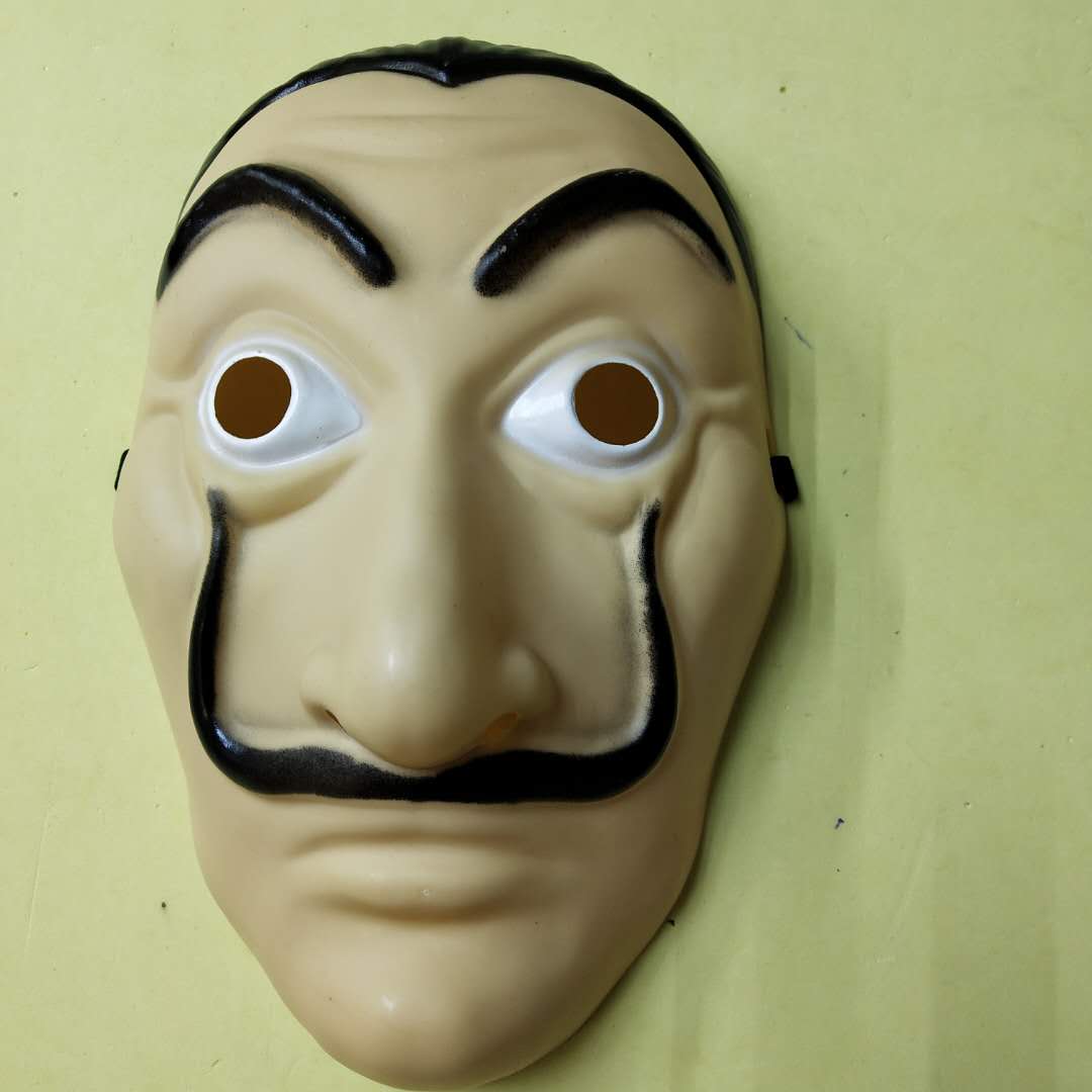 Halloween Card House Paper House Dali COSPLAY Mask film theme