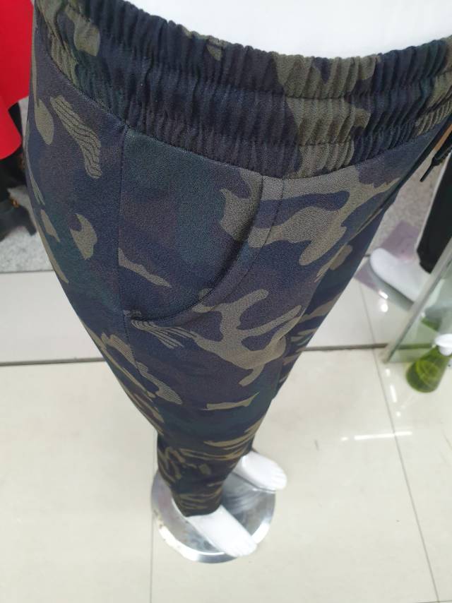 Pattern of Xieheng knitted linen thin Mom Pants Specification image