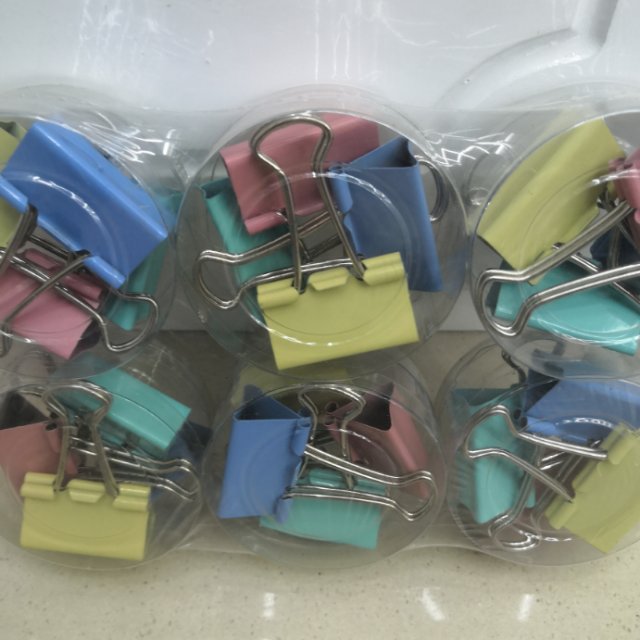 文件小夹子办公票据夹长尾夹创意金属夹学生试卷夹纸张固定产品图