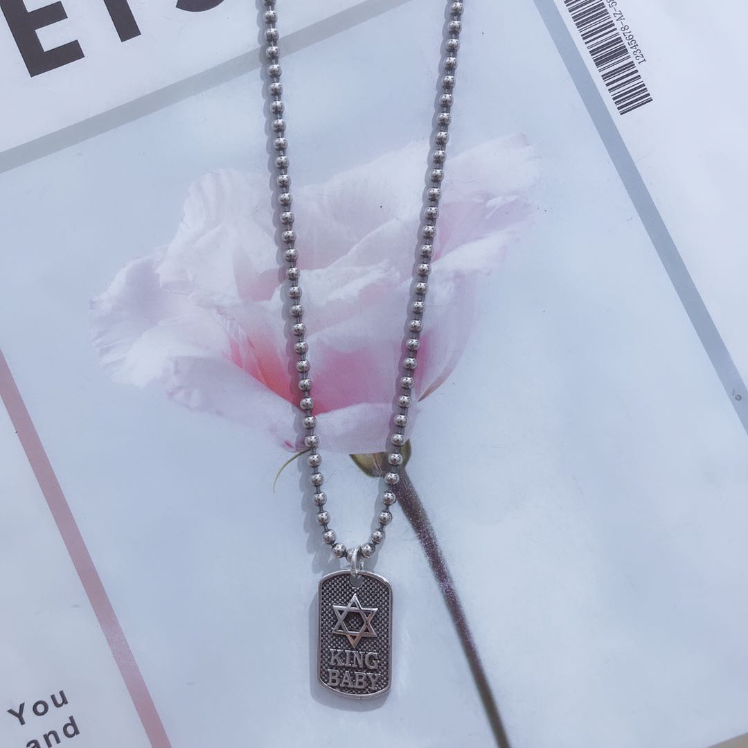 欧美时尚高端气质项链网红嘻哈原创设计项链