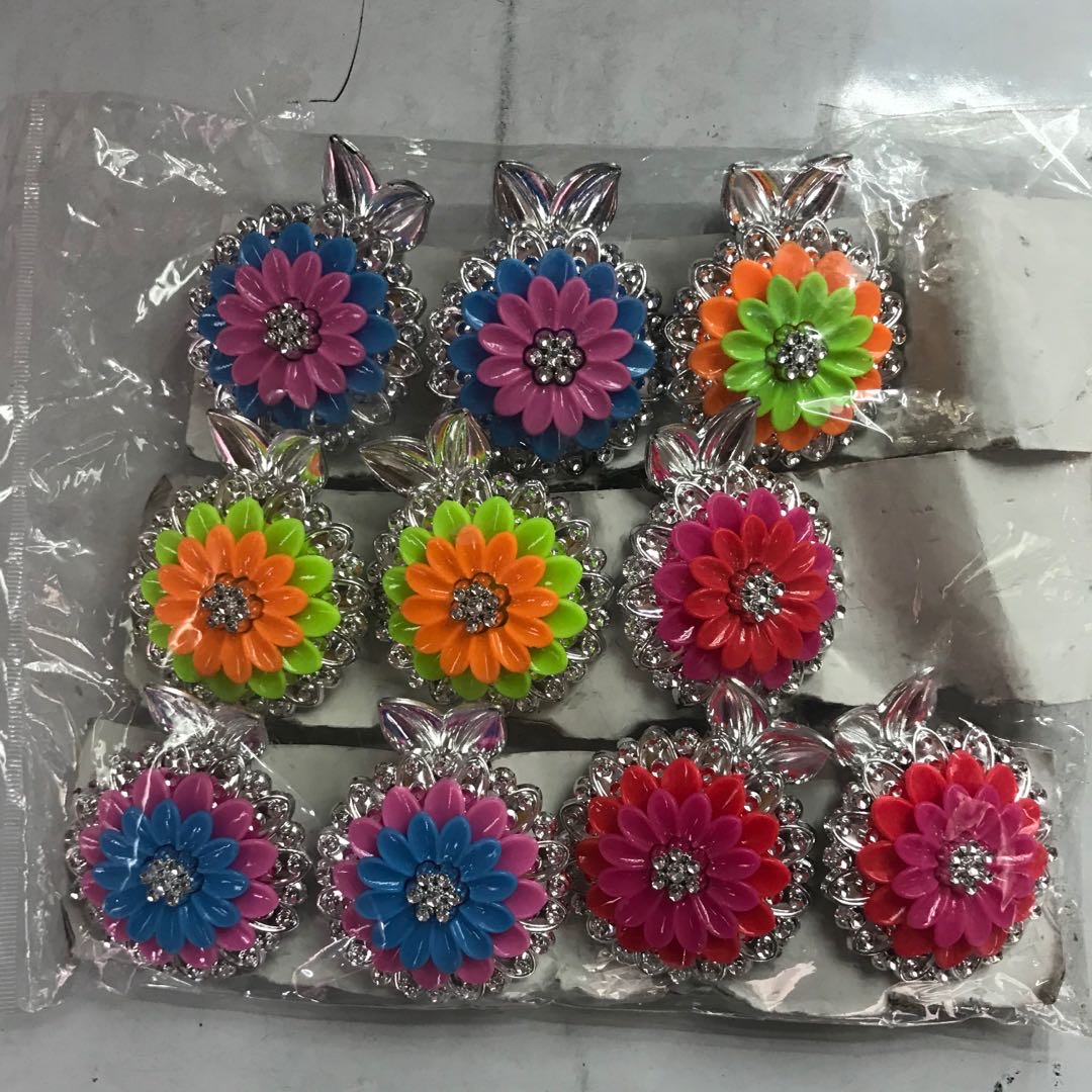 Korean dish ball hair pin hair clip clip flower clip medium sized hair catch lady flower dish hair ring hair cord