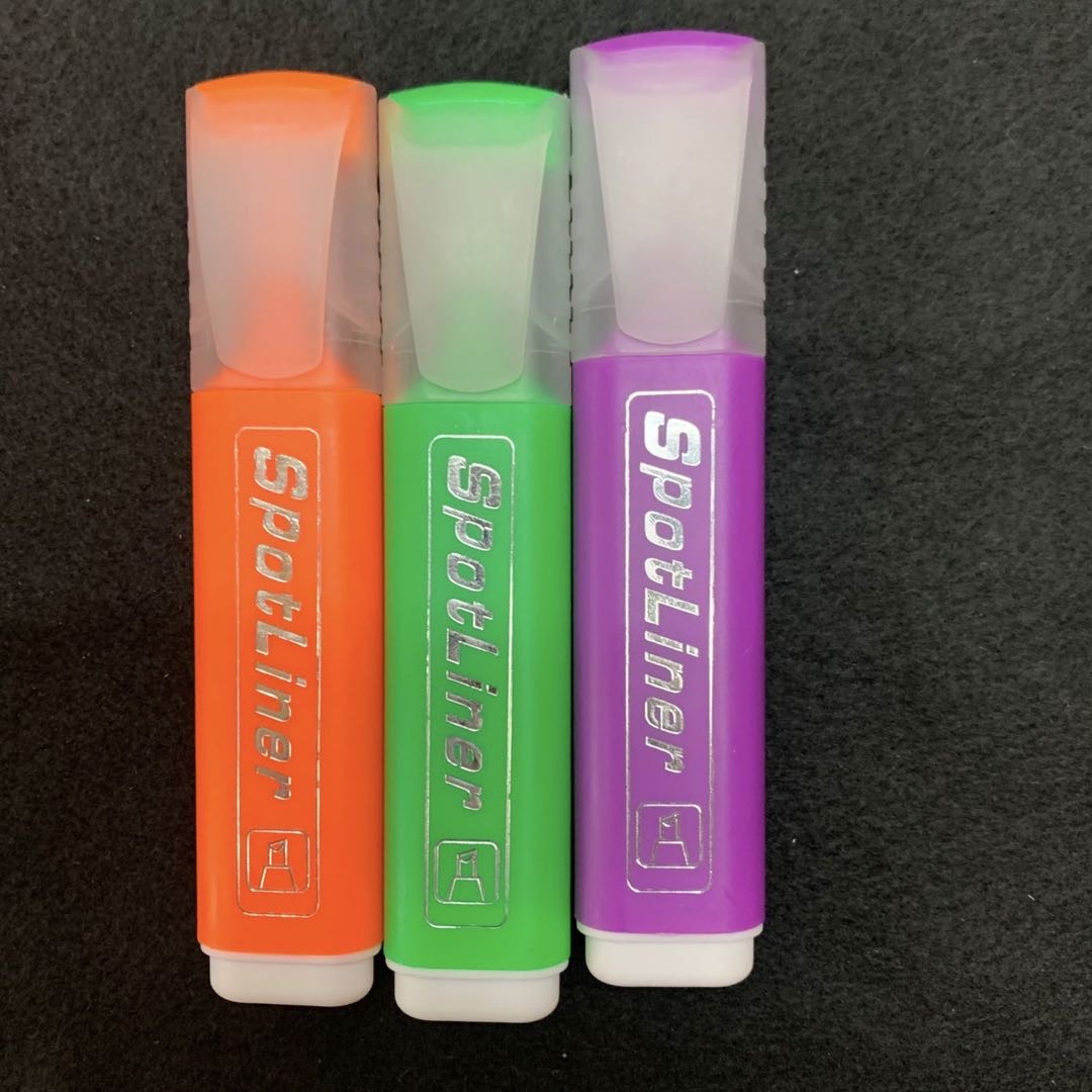 First Understanding Stationery Student Office Culture Writing Tools Highlighters Student Stationery Exam Marking Key Large-Capacity Color Highlighters Marking Graffiti Essential Office Supplies Specification drawing