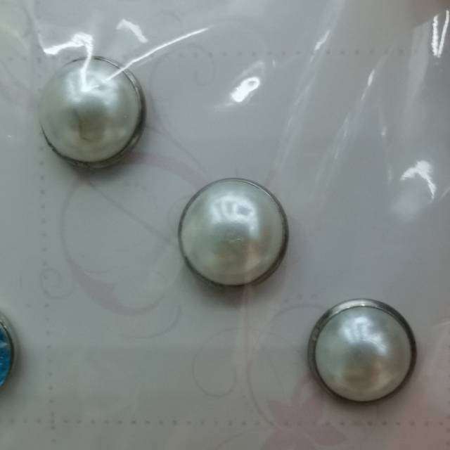 金属珍珠圆形扣子铆钉开衫毛衣上衣小香风纽扣大衣毛呢衣服百搭装饰女服装辅料