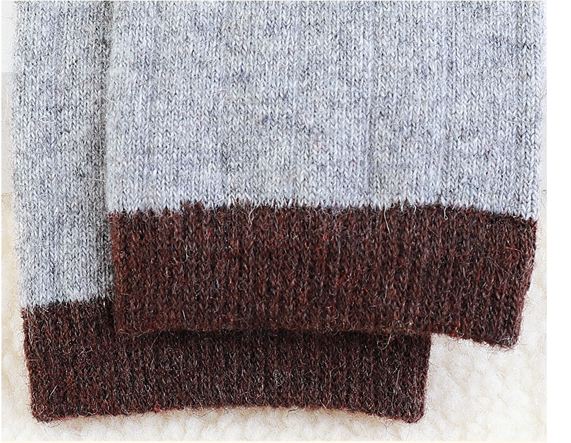 Warm wool socks, men's mid-calf socks, winter long socks, men's socks details Picture