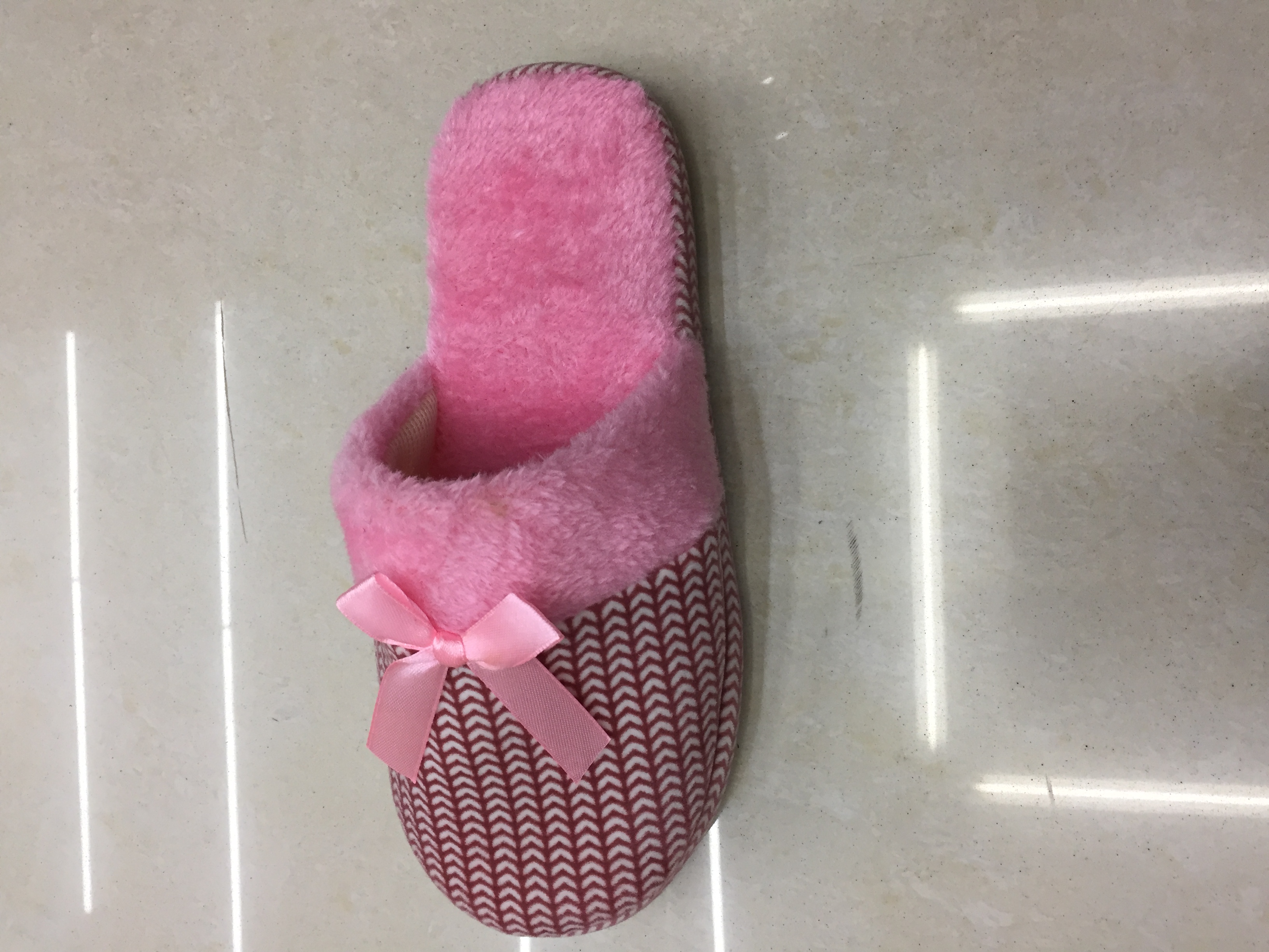2063LUCK200 TPR soft-soled indoor Cotton slippers for women in Foreign trade Specification image
