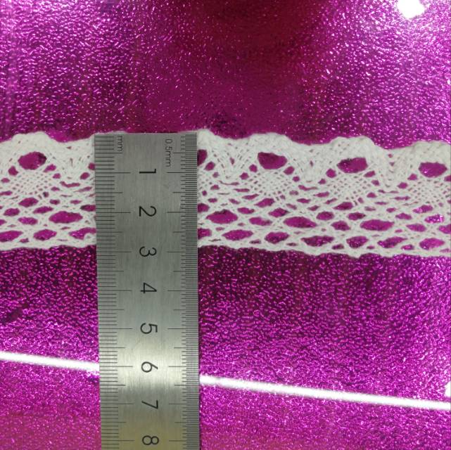 棉线彩色小花朵蕾丝花边辅料手工DIY裙边衣服装饰布料沙发布边布艺2