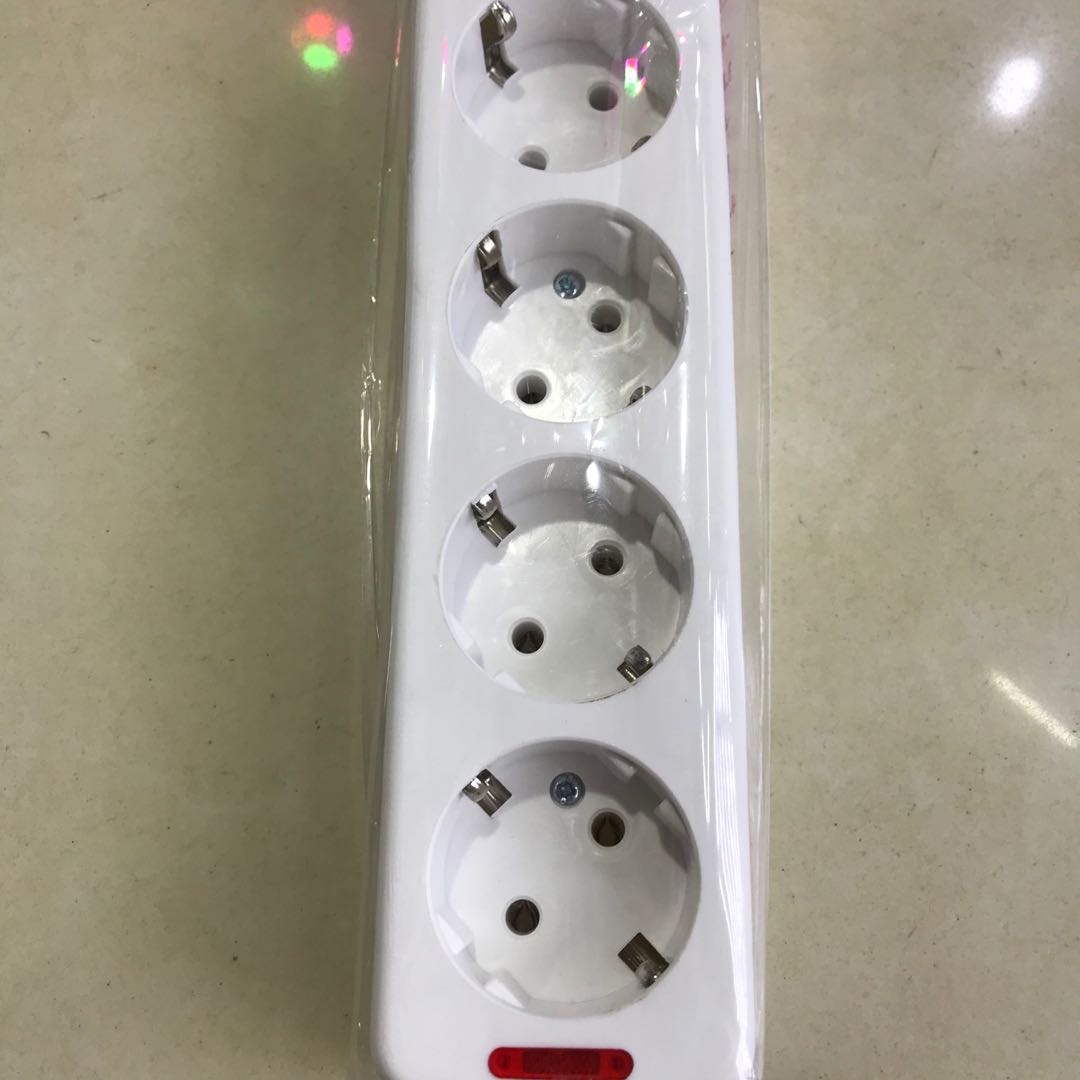 欧式插座  韩国德国插头在中国使用插座排插转换 德标欧标插排16A细节图